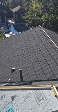 Stone-coated steel roof in Flower Mound TX — Biltmore Roofing after