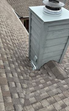 Rebuilt chimney and repaired valley in Flower Mound TX — Biltmore Roofing after